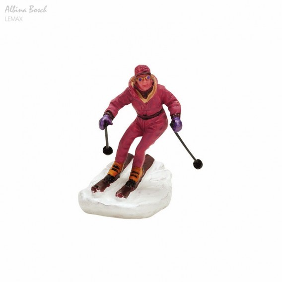 LEMAX PINK SKIER