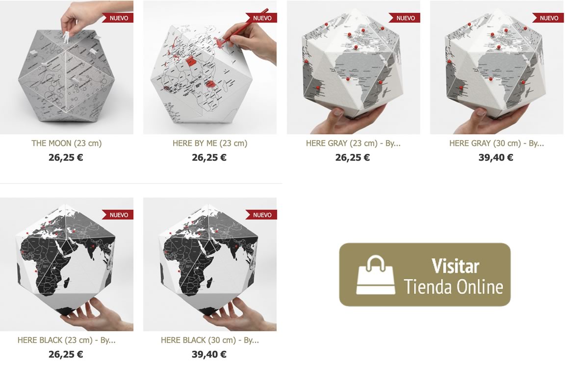 Visita nuestra tienda online para comparar globos terraqueos Here